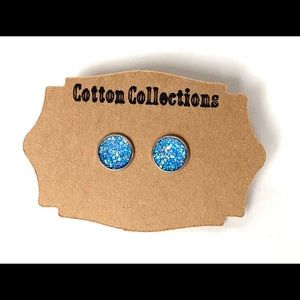 12mm druzy stud carolina